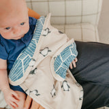 Three-Layer Security Blanket Set - Penguins