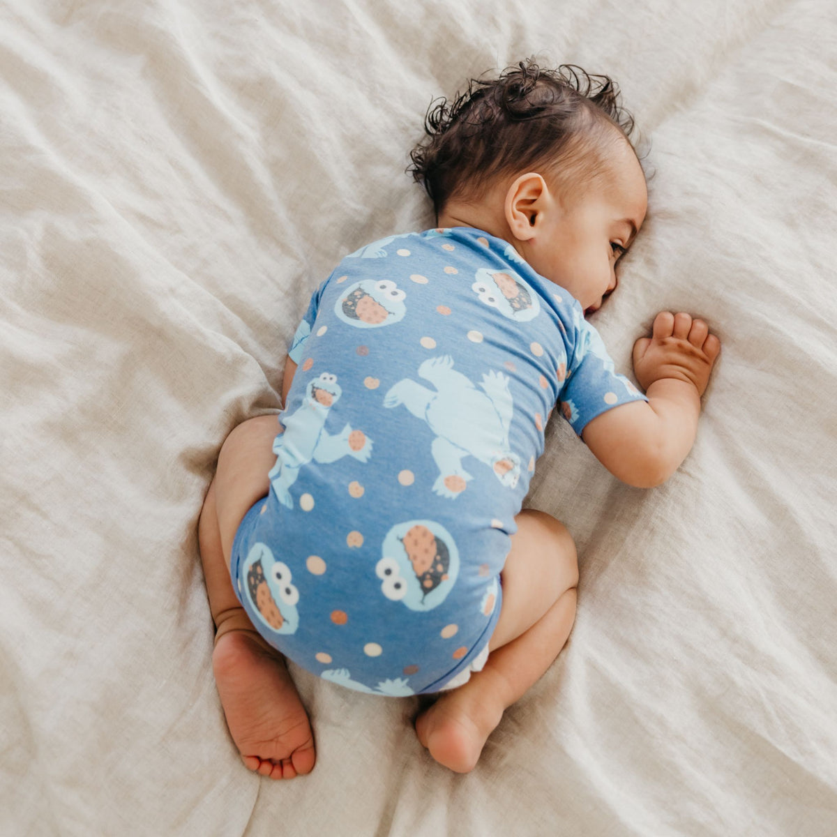 Short Sleeve Bodysuit - Cookie Monster