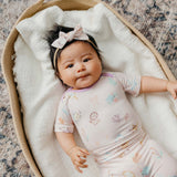 Short Sleeve Bodysuit - Enchanted Friends