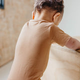 Short Sleeve Bodysuit - Pecan