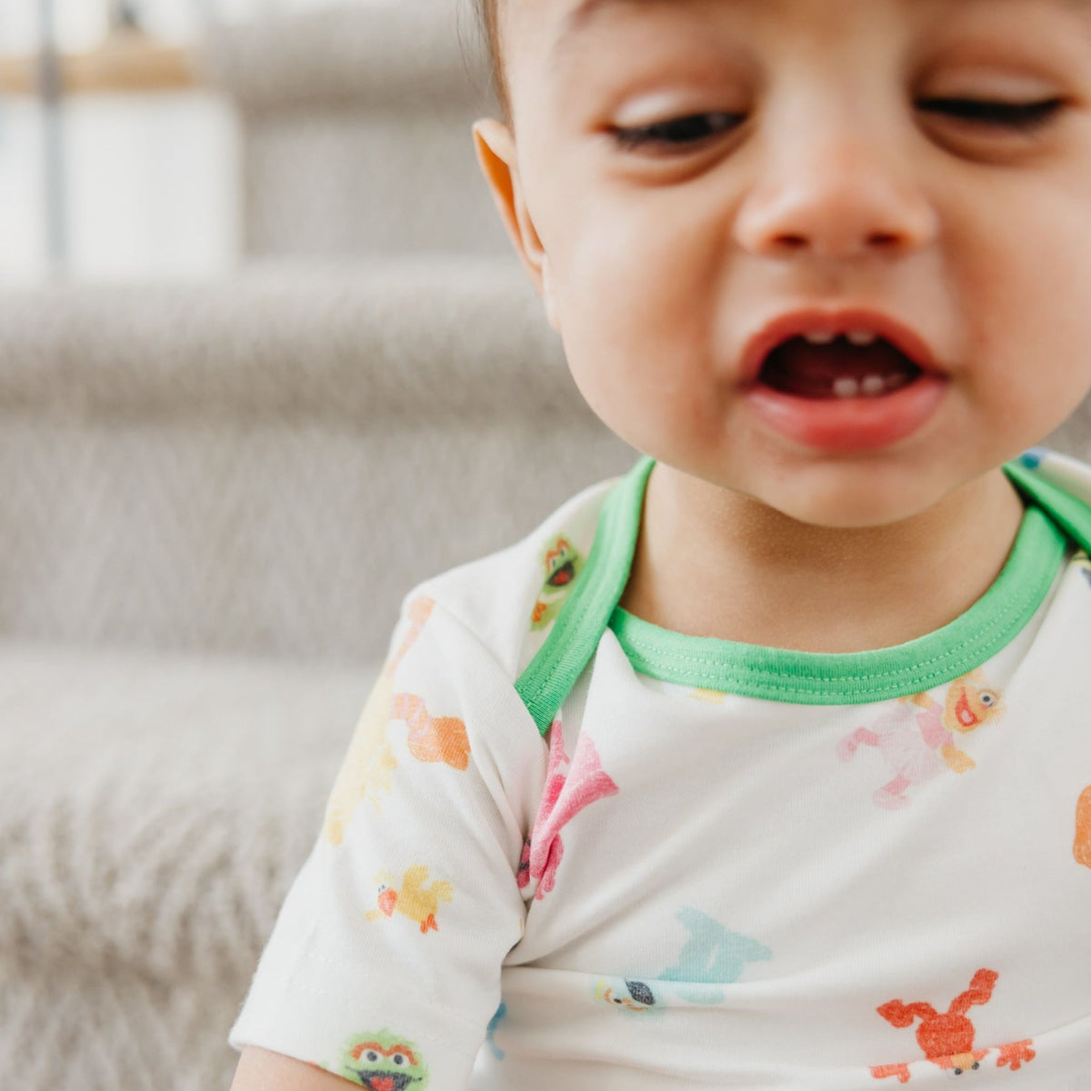 Short Sleeve Bodysuit - Sesame Friends