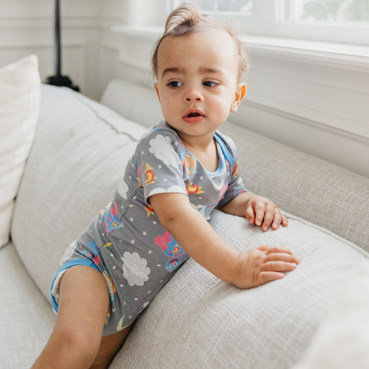 Short Sleeve Bodysuit - Super Grover