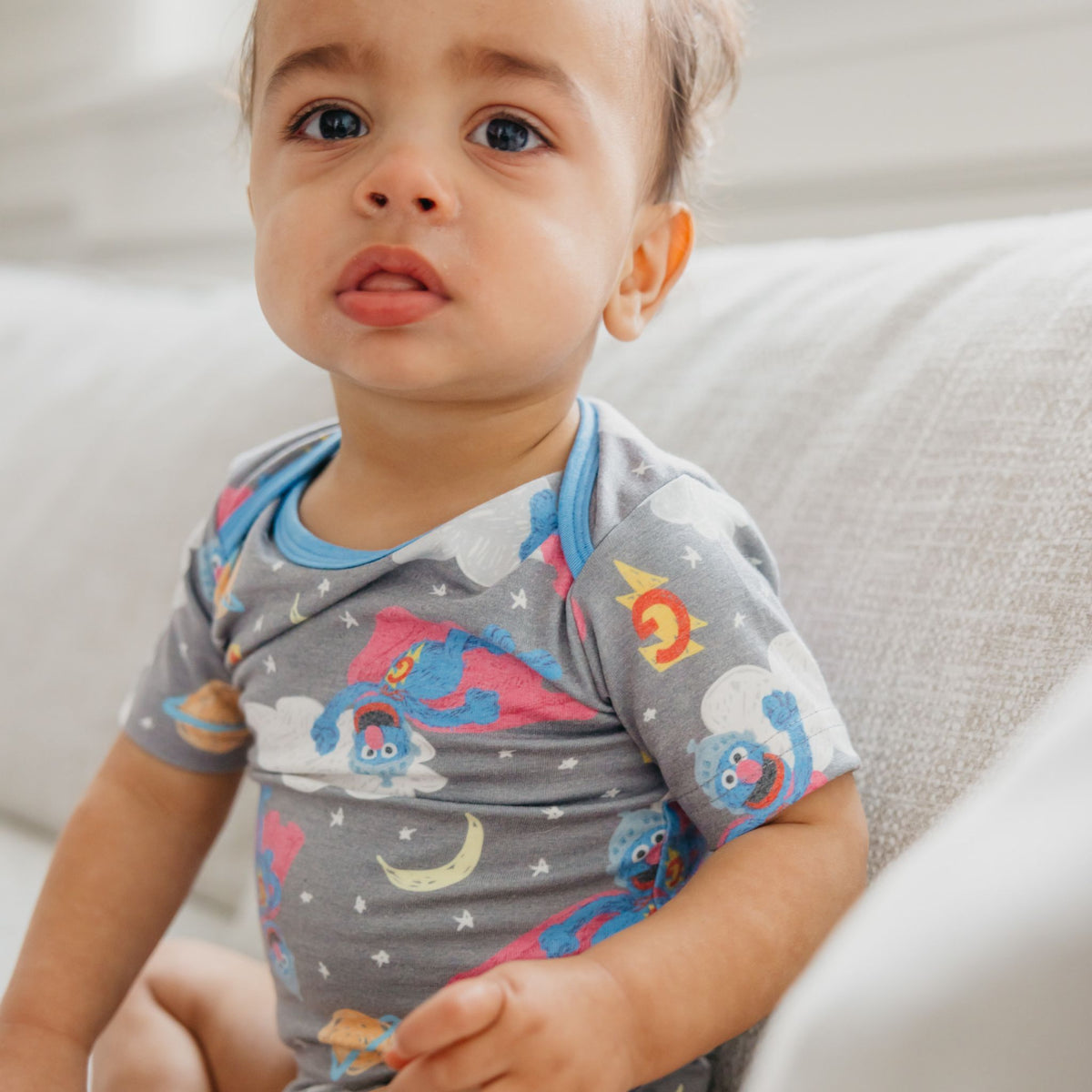 Short Sleeve Bodysuit - Super Grover