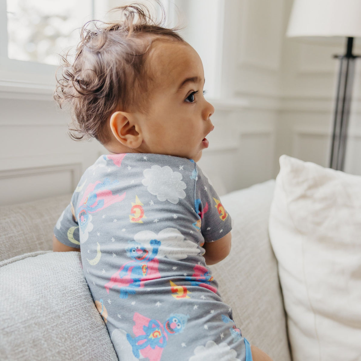 Short Sleeve Bodysuit - Super Grover