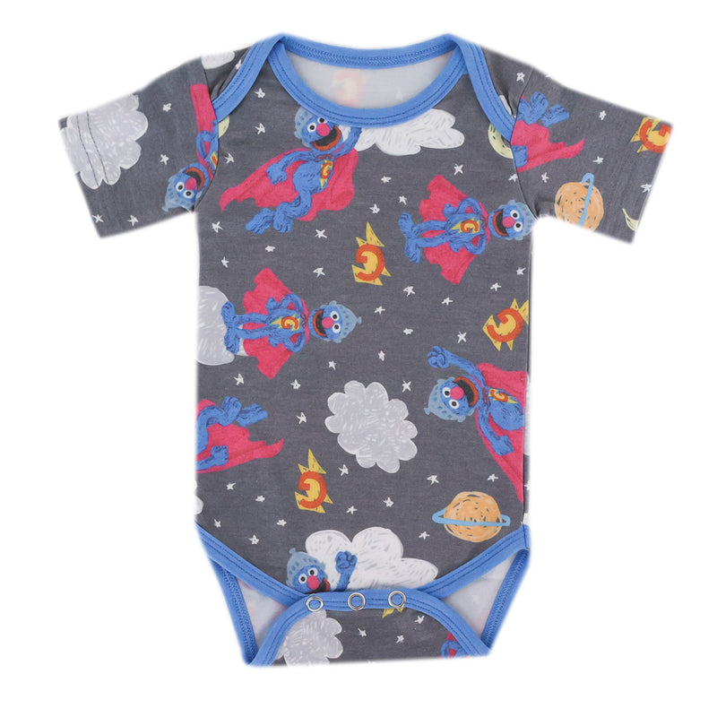 Short Sleeve Bodysuit - Super Grover