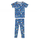 Bamboo 2pc Short Sleeve Pajamas with Pants - Policemen