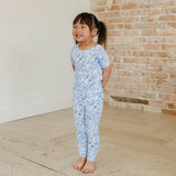Bamboo 2pc Short Sleeve Pajamas with Pants - Priscilla