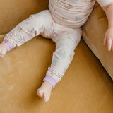 2pc Short Sleeve Pajamas with Pants - Enchanted Friends