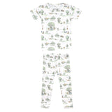 2pc Short Sleeve Pajamas with Pants - Hundred Acre Wood