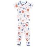 2pc Short Sleeve Pajamas with Pants - All Star