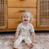 2pc Short Sleeve Pajamas with Pants - Disney Princess