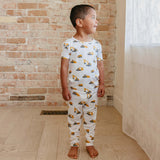 Bamboo 2pc Short Sleeve Pajamas with Pants - Dozer