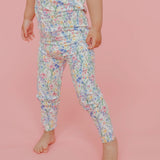 2pc Short Sleeve Pajamas with Pants - Josie
