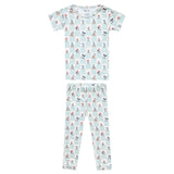 2pc Short Sleeve Pajamas with Pants - Mickey Mouse and Friends
