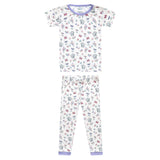 2pc Short Sleeve Pajamas with Pants - Minnie Mouse's Bowquet