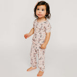 2pc Short Sleeve Pajamas with Pants - Minnie Mouse
