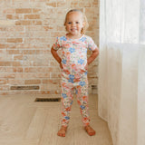 Bamboo 2pc Short Sleeve Pajamas with Pants - Penelope