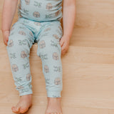 2pc Short Sleeve Pajamas with Pants - Star Wars Mando Medley