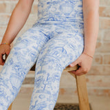 Bamboo 2pc Short Sleeve Pajamas with Pants - Vintage Carnival