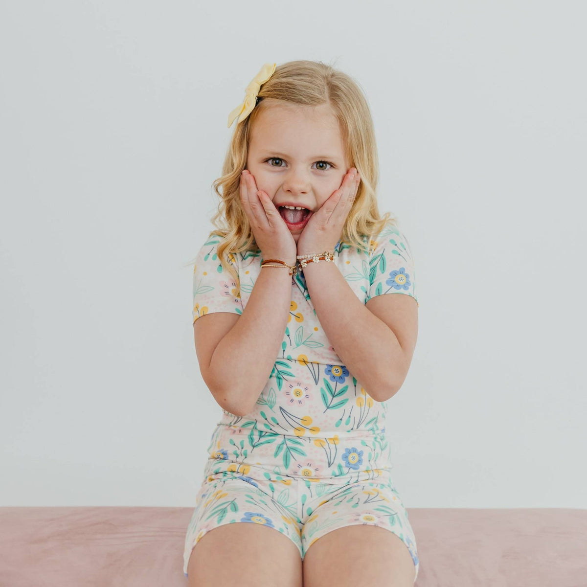 2pc Short Sleeve Pajama Set - Clara