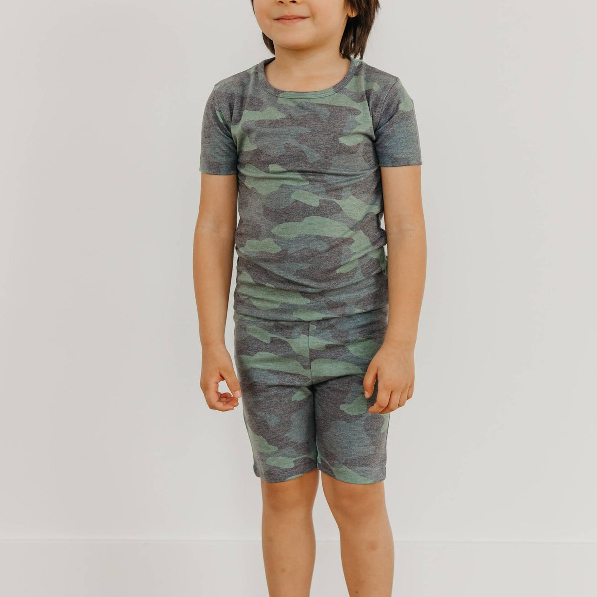 2pc Short Sleeve Pajama Set - Hunter