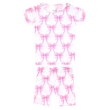 Bamboo 2pc Short Sleeve Pajama Set - Bow My Gosh
