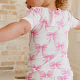Bamboo 2pc Short Sleeve Pajama Set - Bow My Gosh