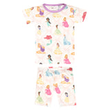2pc Short Sleeve Pajama Set - Disney Princess