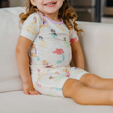 2pc Short Sleeve Pajama Set - Disney Princess