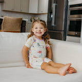 2pc Short Sleeve Pajama Set - Disney Princess