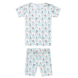 2pc Short Sleeve Pajama Set - Mickey Mouse and Friends