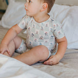 2pc Short Sleeve Pajama Set - Mickey Mouse and Friends