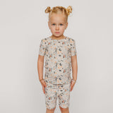 2pc Short Sleeve Pajama Set - Nightmare Before Christmas