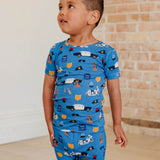 Bamboo 2pc Short Sleeve Pajama Set - Policemen