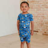Bamboo 2pc Short Sleeve Pajama Set - Policemen