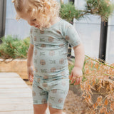 2pc Short Sleeve Pajama Set - Star Wars Mando Medley