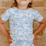 Bamboo 2pc Short Sleeve Pajama Set - Vintage Carnival