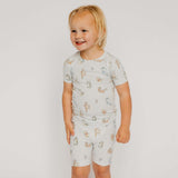 2pc Short Sleeve Pajama Set - Winnie the Pooh and Friends