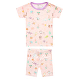 2pc Short Sleeve Pajama Set - Enchanted Friends