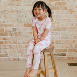 Bamboo 2pc Short Sleeve Pajamas with Pants - Bow My Gosh