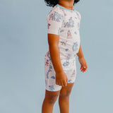 2pc Short Sleeve Pajama Set - Monsters, Inc. Friends