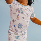 2pc Short Sleeve Pajama Set - Monsters, Inc. Friends