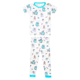 2pc  Short Sleeve Pajamas with Pants - Monsters, Inc. Friends