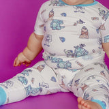2pc  Short Sleeve Pajamas with Pants - Monsters, Inc. Friends