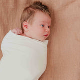 Knit Swaddle Blanket - Cru