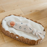 Knit Swaddle Blanket - Penguins