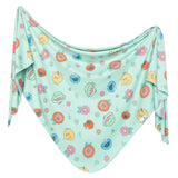 Knit Swaddle Blanket - Sesame Street Retro Floral