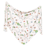 Knit Swaddle Blanket - Sesame Street Varsity Friends