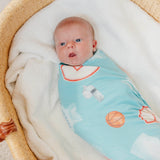 Knit Swaddle Blanket - Slam Dunk