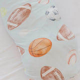 Knit Swaddle Blanket - Sports Medley